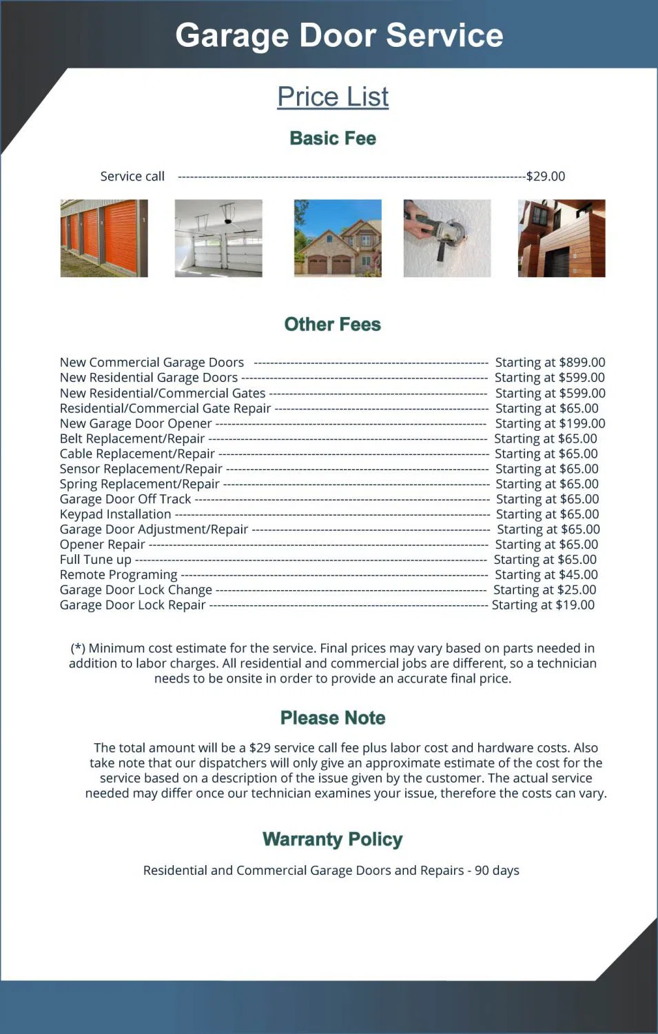 Golden Garage Door Service Franklinville, NJ 856-431-2405